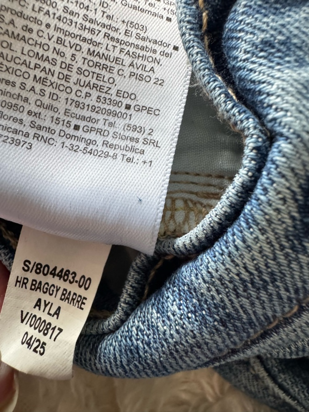 Old Navy High Rise Barrel Leg Jeans Womens Size 12 Med Wash Stretch - Picture 12 of 13